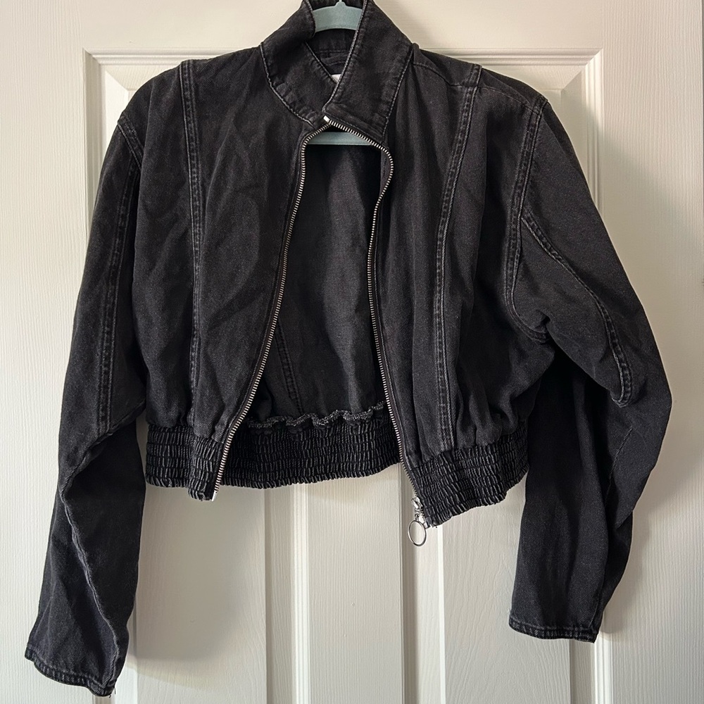 Stylish Black Denim Jacket